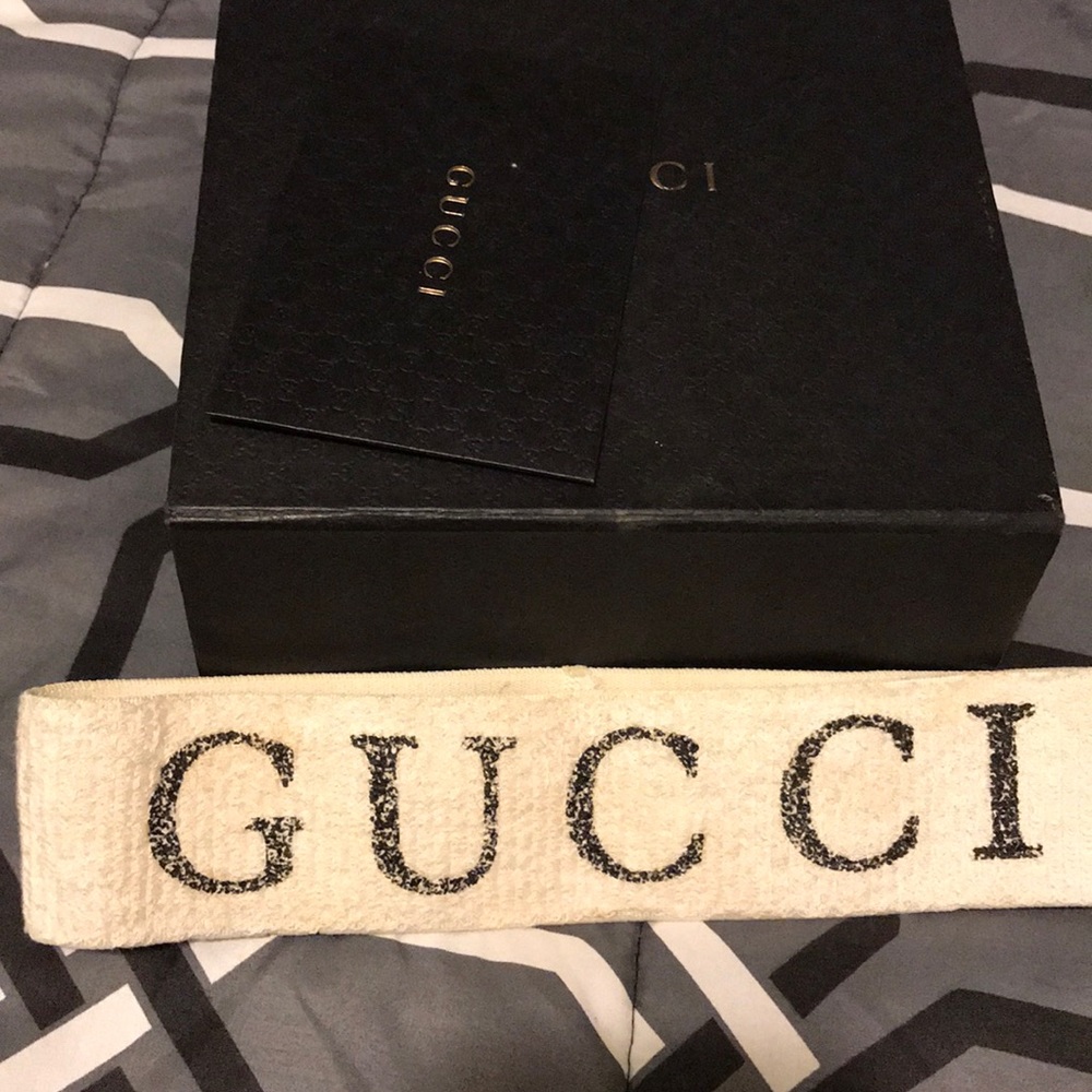 Authentic Gucci sweatband